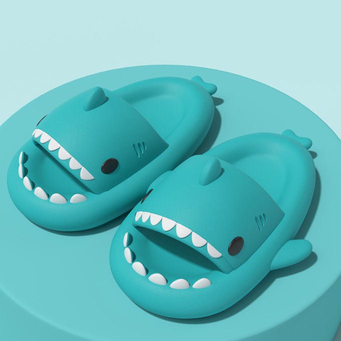 Funny Cartoon Shark Casual Slipper - Kawaii Side