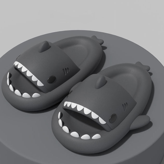 Funny Cartoon Shark Casual Slipper - Kawaii Side