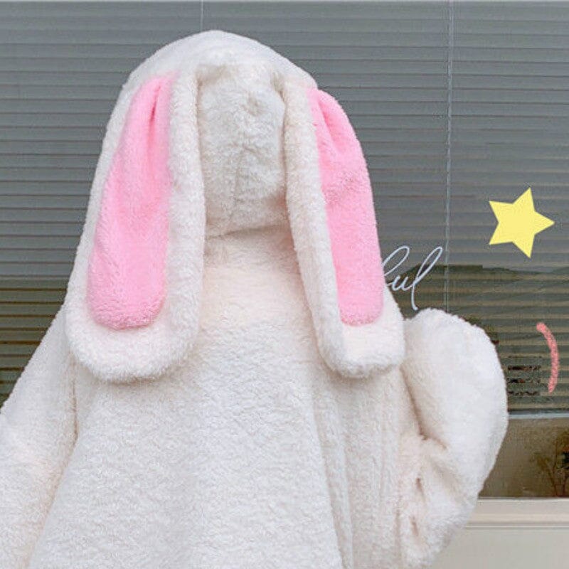 Fuzzy and Kawaii Bunny Coat - Kawaii Side