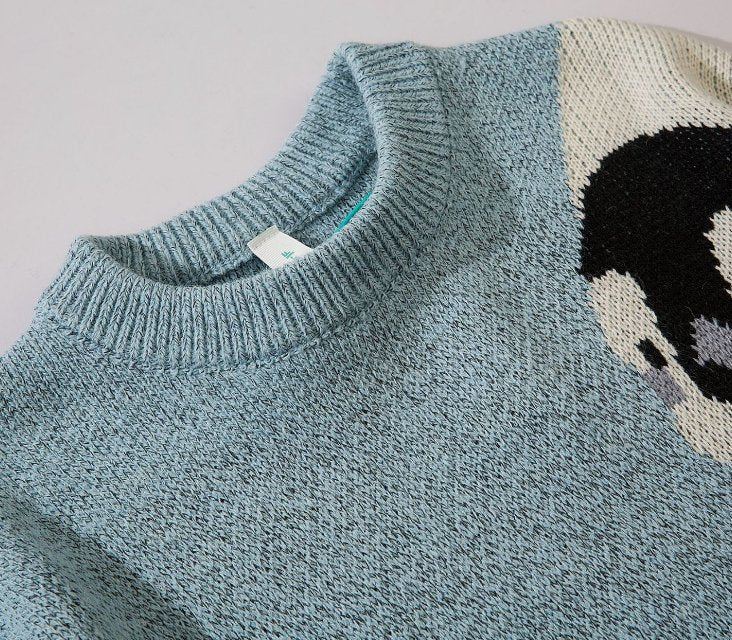 Fuzzy Winter Penguin Sweater - Kawaii Side
