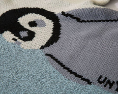 Fuzzy Winter Penguin Sweater - Kawaii Side