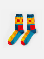 Geometric Print Socks - Kawaii Side