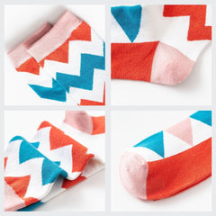 Geometric Print Socks - Kawaii Side