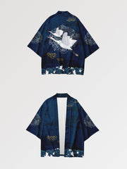 Haori Streetwear 'Tsuru Pattern' - Kawaii Side