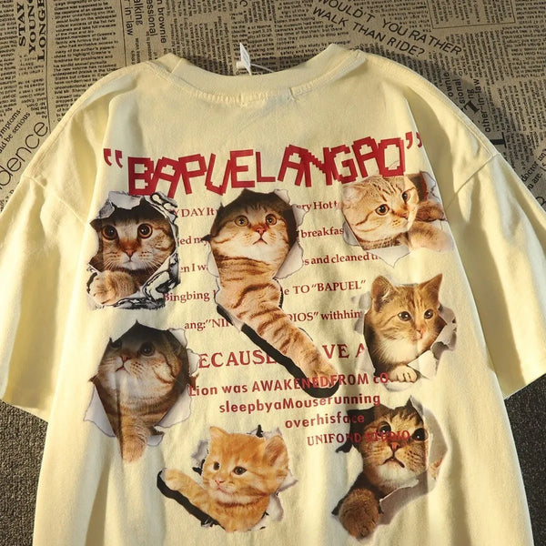 Hidden Cat T-Shirt - Kawaii Side