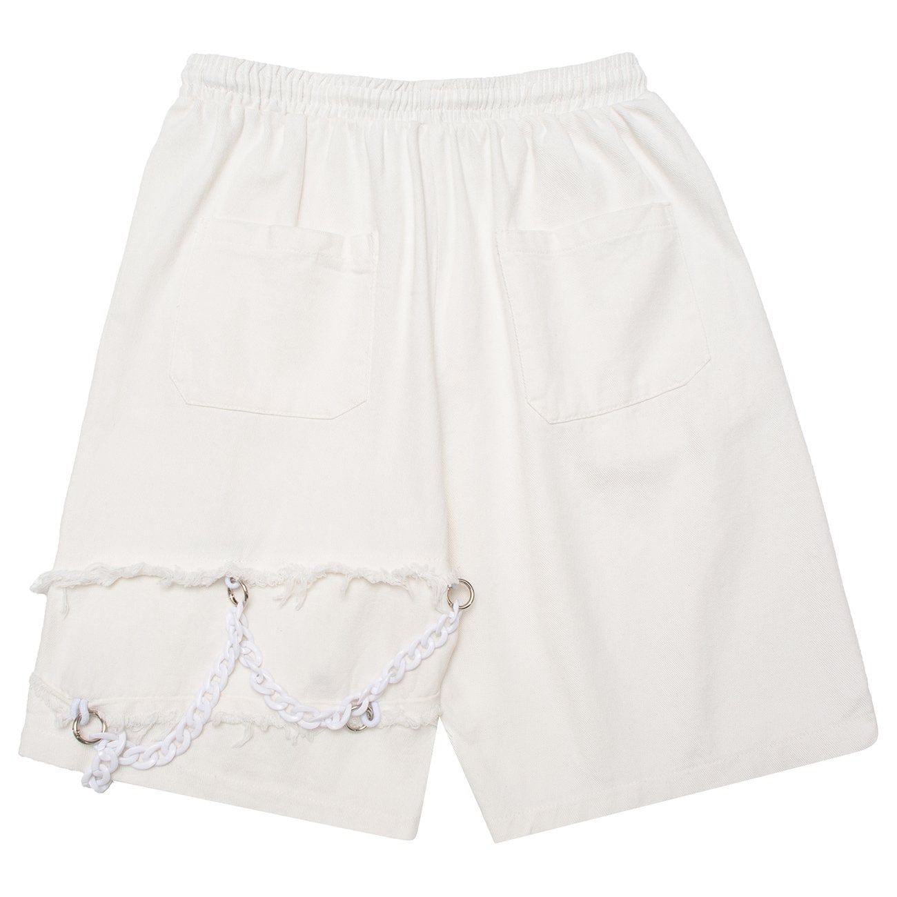 Hole Chain Drawstring Shorts - Kawaii Side