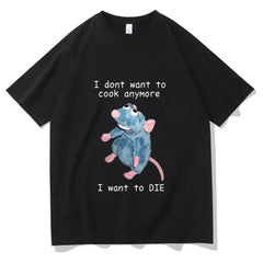 I Don't Want to Cook Anymore T Shirt - Kawaii Side