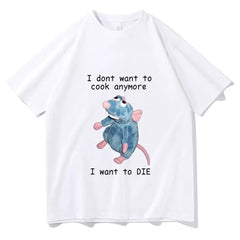 I Don't Want to Cook Anymore T Shirt - Kawaii Side