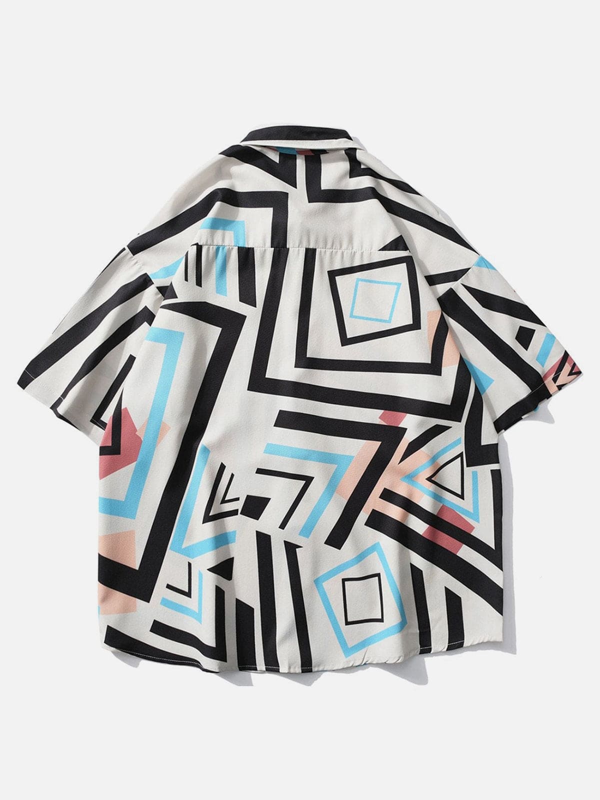 Irregular Geometry Oversized Shirt - Kawaii Side