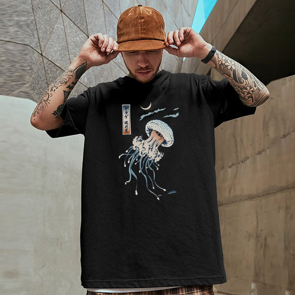Jellyfish Casual T-Shirt - Kawaii Side
