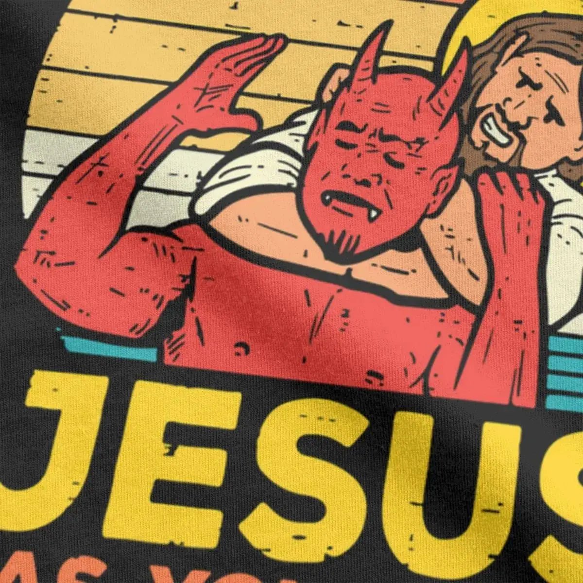 Jesus Has Your Back Jiu Jitsu T-Shirts - Kawaii Side