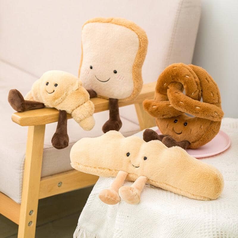 Kawaii Bakery Cute Bread Plushies - Kawaii Side