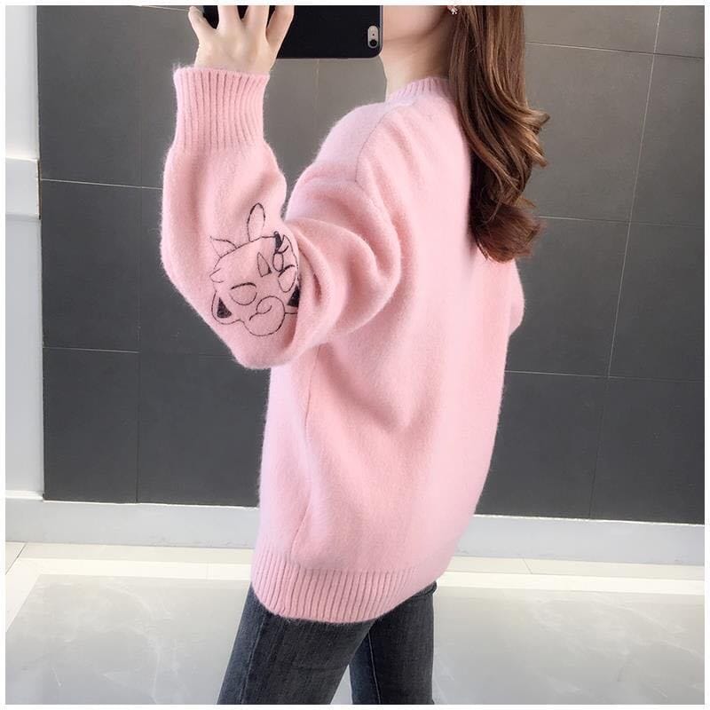 Kawaii Pink Sweater - Kawaii Side