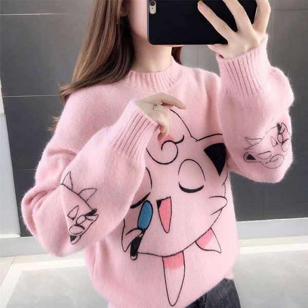 Kawaii Pink Sweater - Kawaii Side