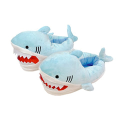 Kawaii Shark Plush Slippers - Kawaii Side