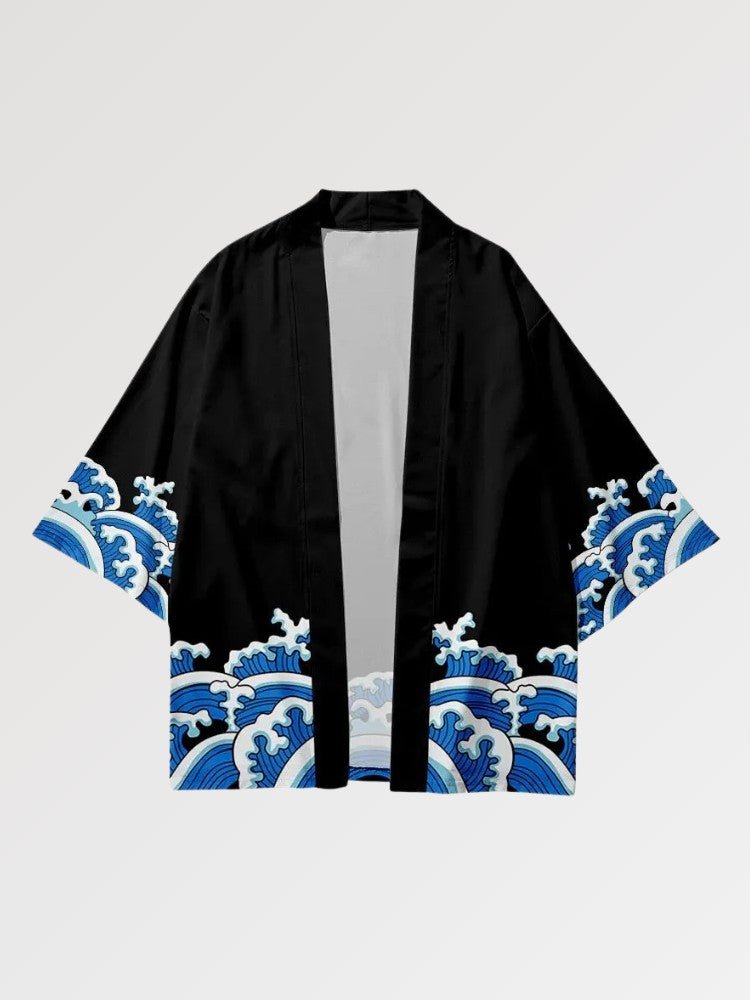 Kimono Set 'Mid Wave' - Kawaii Side