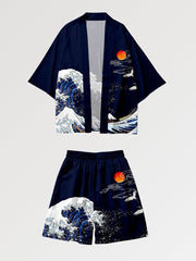 Kimono Set 'Okinawa Fish' - Kawaii Side