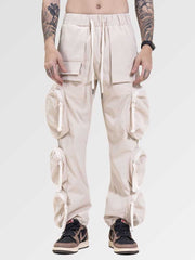 Light Beige Cargo Pants 'The Casual' - Kawaii Side