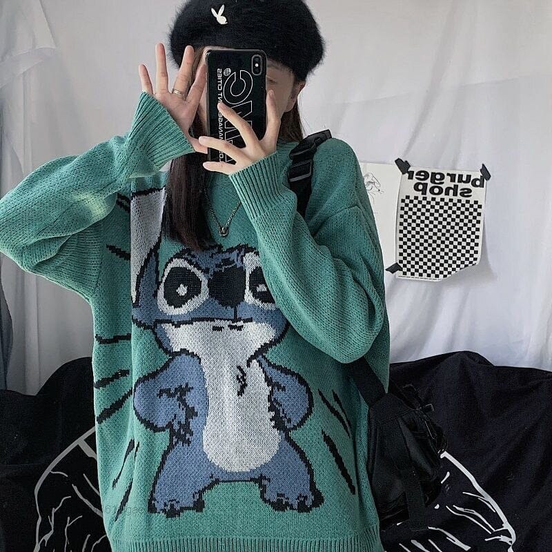 Lilo & Stitch Multi-Colored Sweater - Kawaii Side