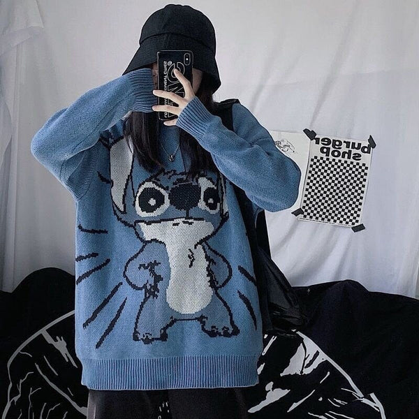 Lilo & Stitch Multi-Colored Sweater - Kawaii Side