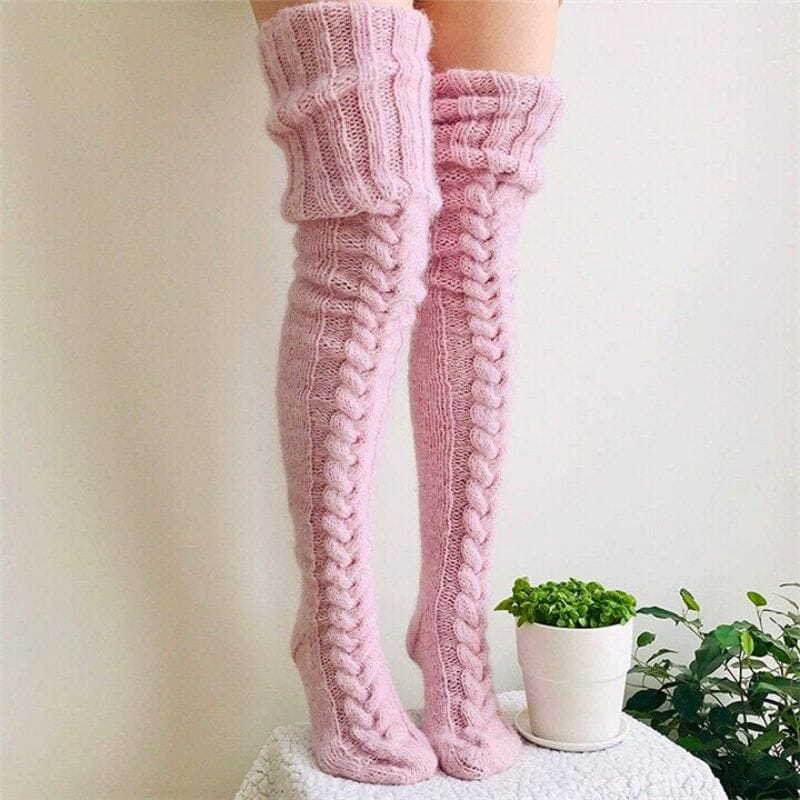 Long Winter Kawaii Socks - Kawaii Side