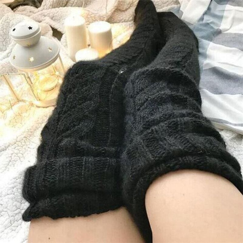 Long Winter Kawaii Socks - Kawaii Side