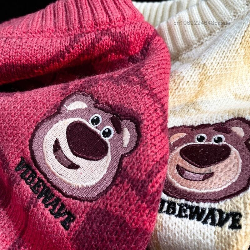 Lotso Toy Story Bear Pullover Sweater - Kawaii Side