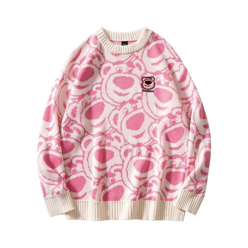 Lotso Toy Story Bear Pullover Sweater - Kawaii Side