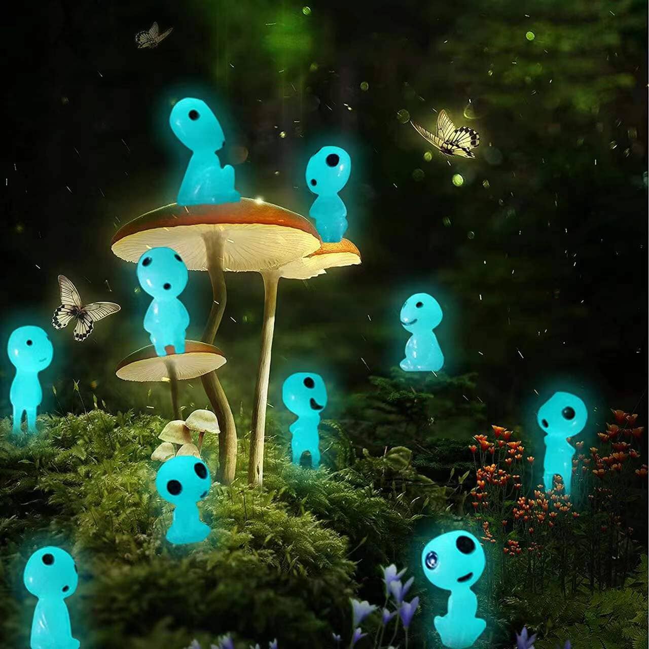 Luminous Kodama - Spirit of Tree Garden Guardians - Kawaii Side