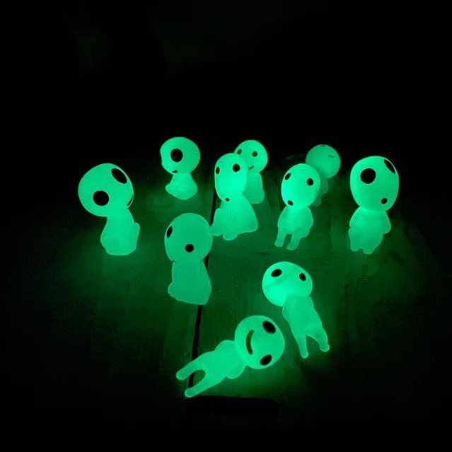 Luminous Kodama - Spirit of Tree Garden Guardians - Kawaii Side