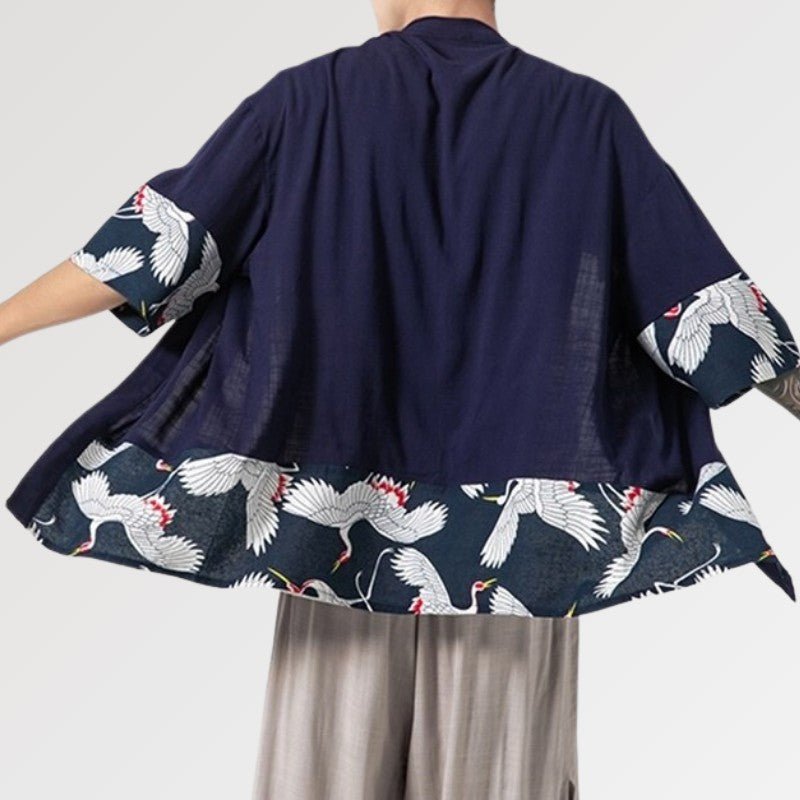 Men Kimono Cardigan 'Hisashi' - Kawaii Side