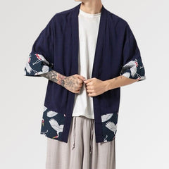 Men Kimono Cardigan 'Hisashi' - Kawaii Side