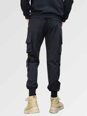 Men's Multi-Pocket Cargo Pants 'Haki' - Kawaii Side