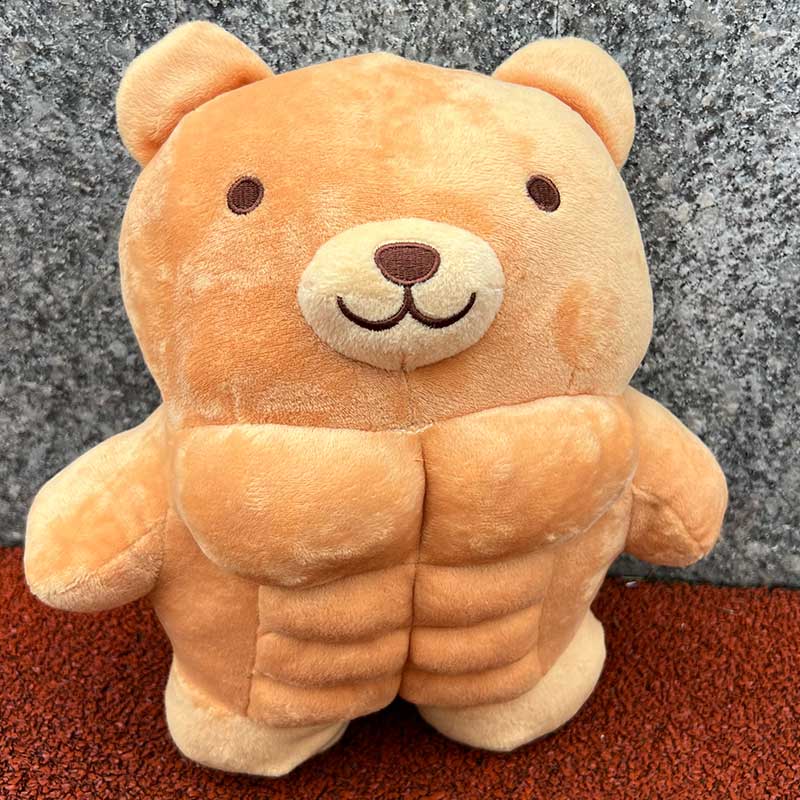 Muscular Teddy Bear Plush Toy - Kawaii Side