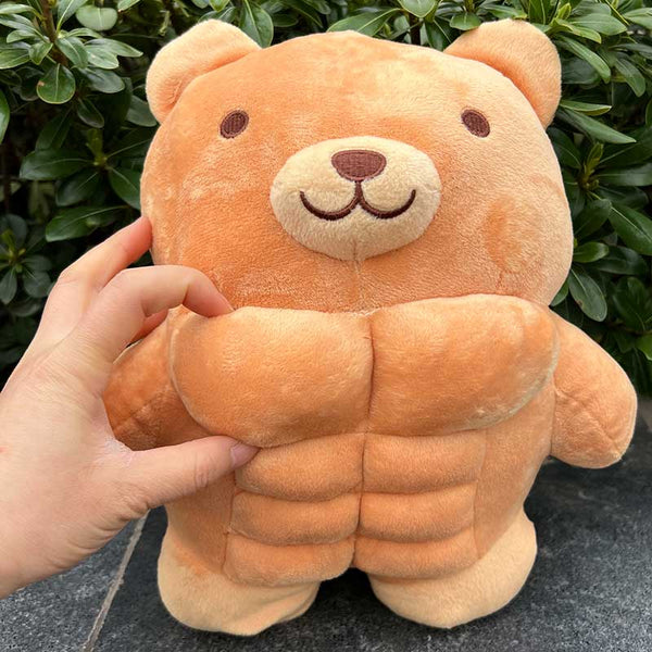 Muscular Teddy Bear Plush Toy - Kawaii Side