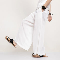 Oriental Straight Leg Baggy Pants - Kawaii Side