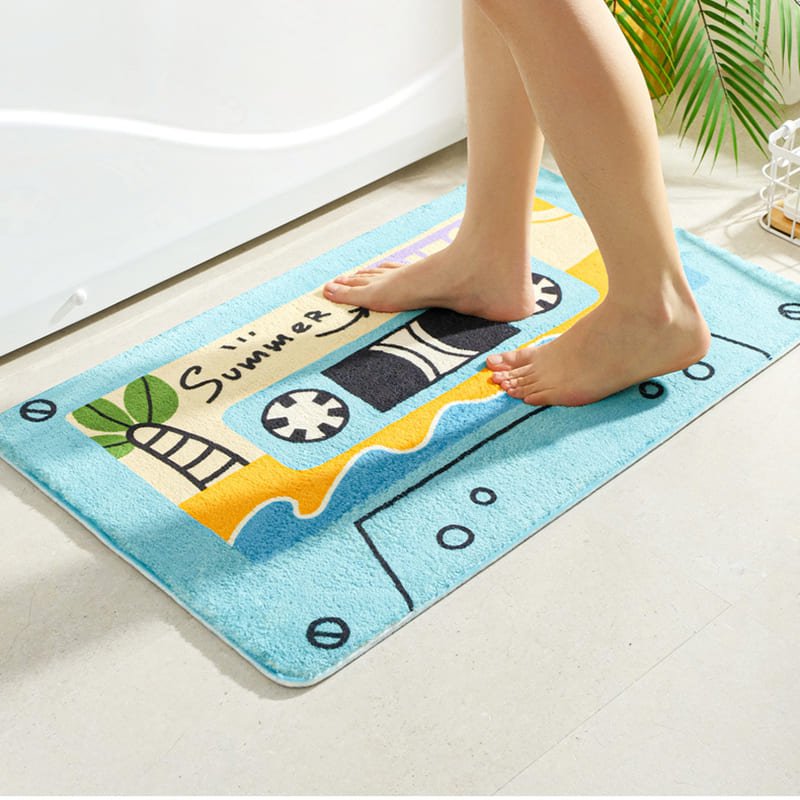 Retro Classic Cassette Music Tape Rugs & Mats - Kawaii Side