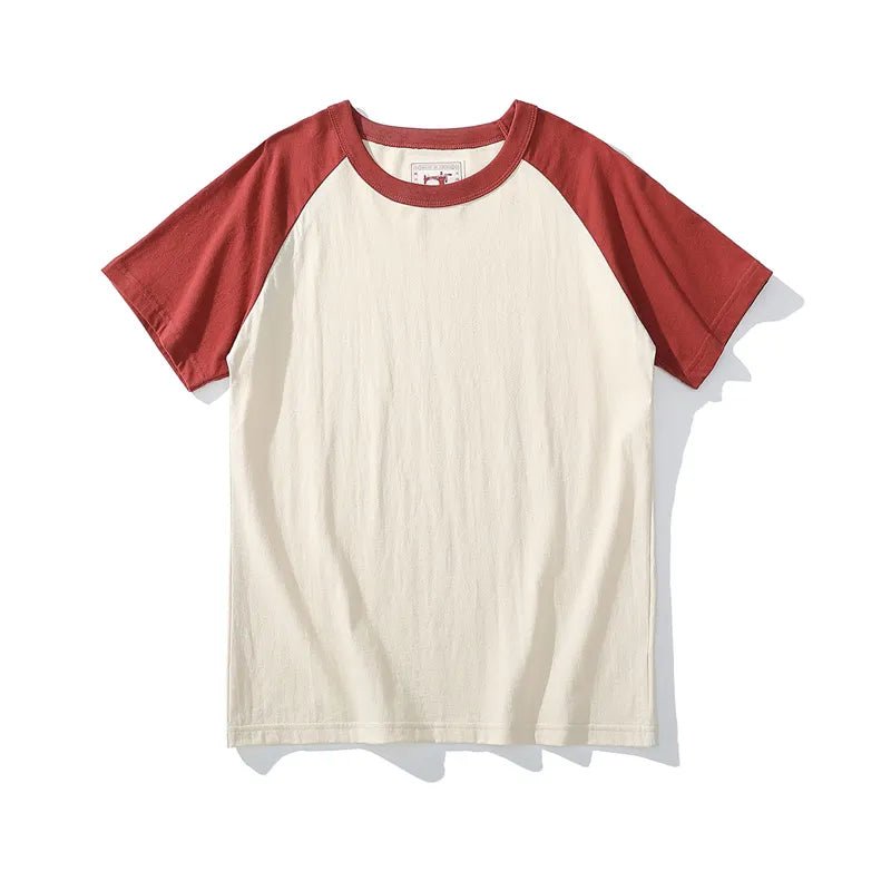 Retro Style T-Shirt Colorful Sleeves - Kawaii Side