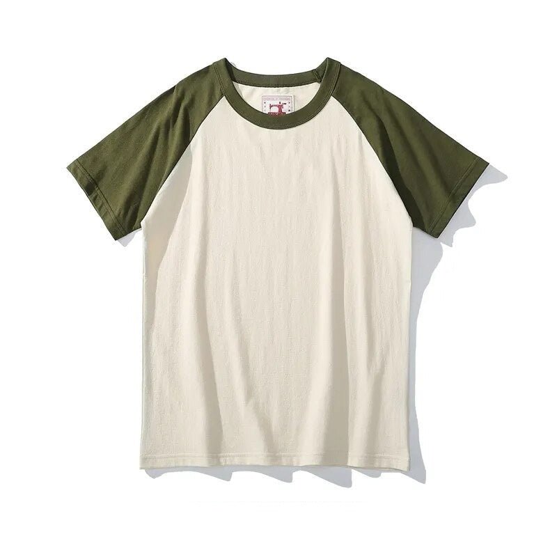 Retro Style T-Shirt Colorful Sleeves - Kawaii Side