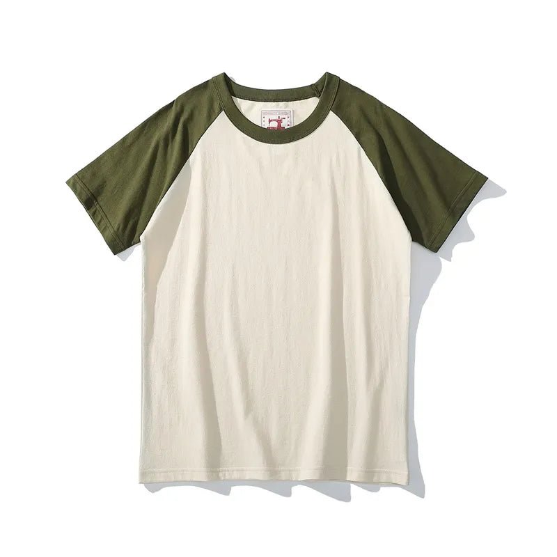 Retro Style T-Shirt Colorful Sleeves - Kawaii Side