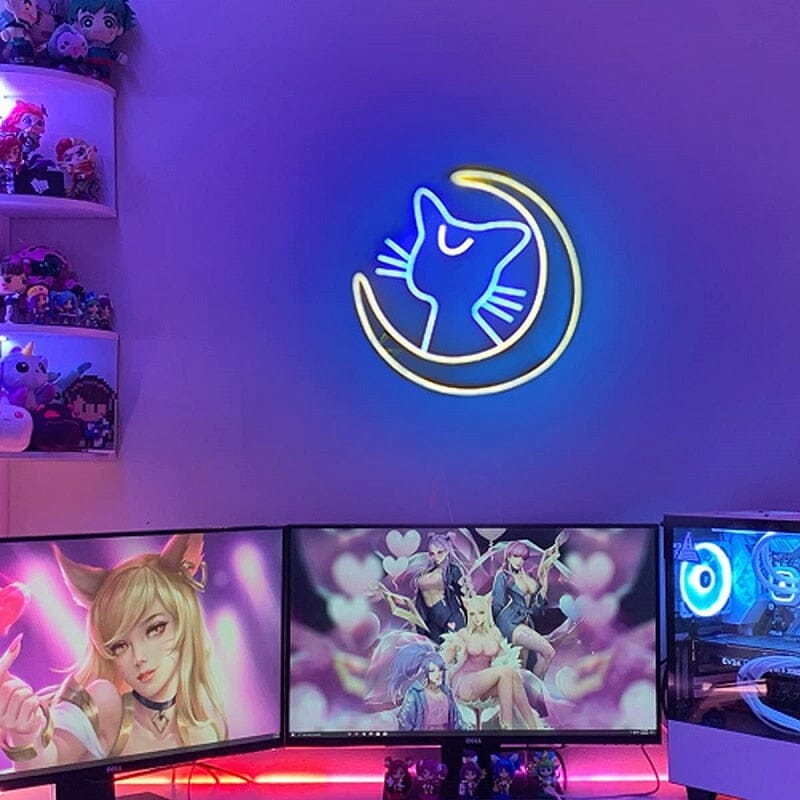Sailor Moon Led Neon Setup Kawaii Cozy - Kawaii Side