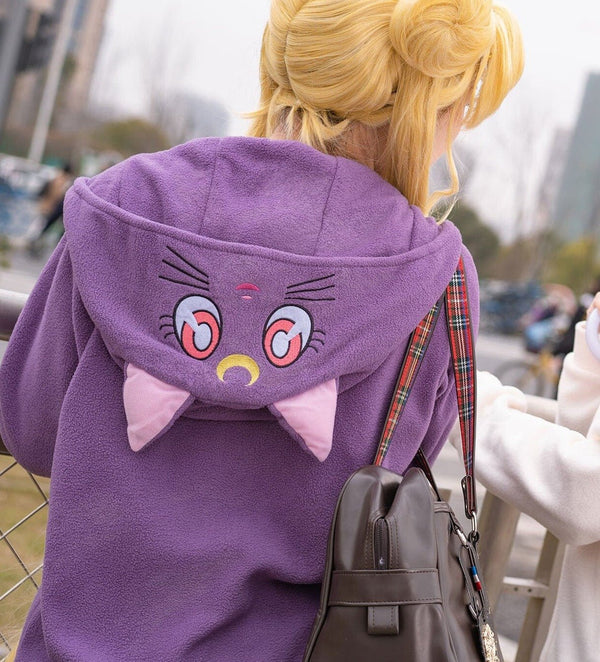 Sailor Moon Luna Cat Jacket - Kawaii Side
