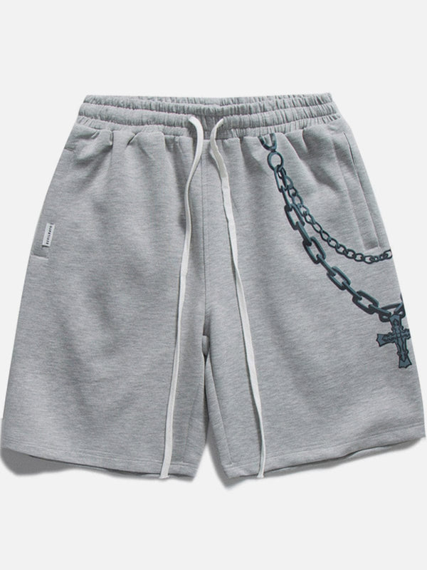 Seamless-Panel Chain Air Layer Shorts - Kawaii Side