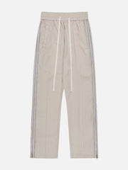 Side Zip Up Split Pants - Kawaii Side