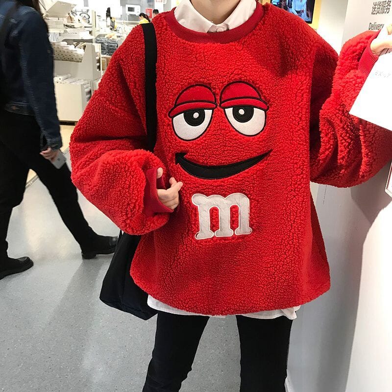 Soft and Kawaii M&M's Hoodie - Kawaii Side