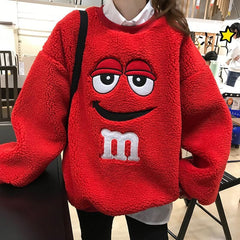 Soft and Kawaii M&M's Hoodie - Kawaii Side