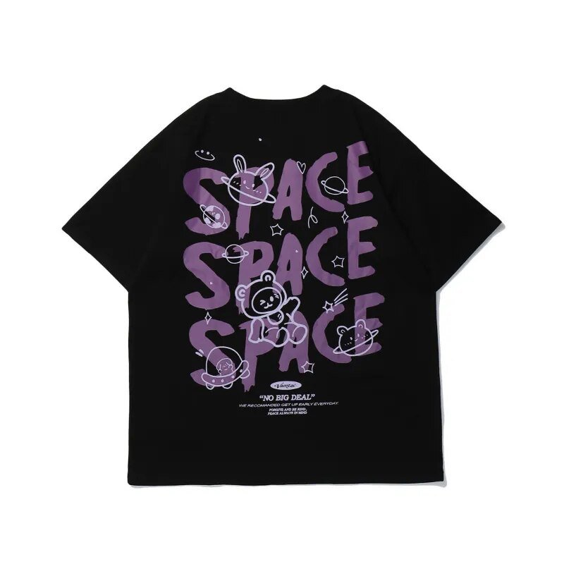 Space Bunny Oversized T-Shirt - Kawaii Side