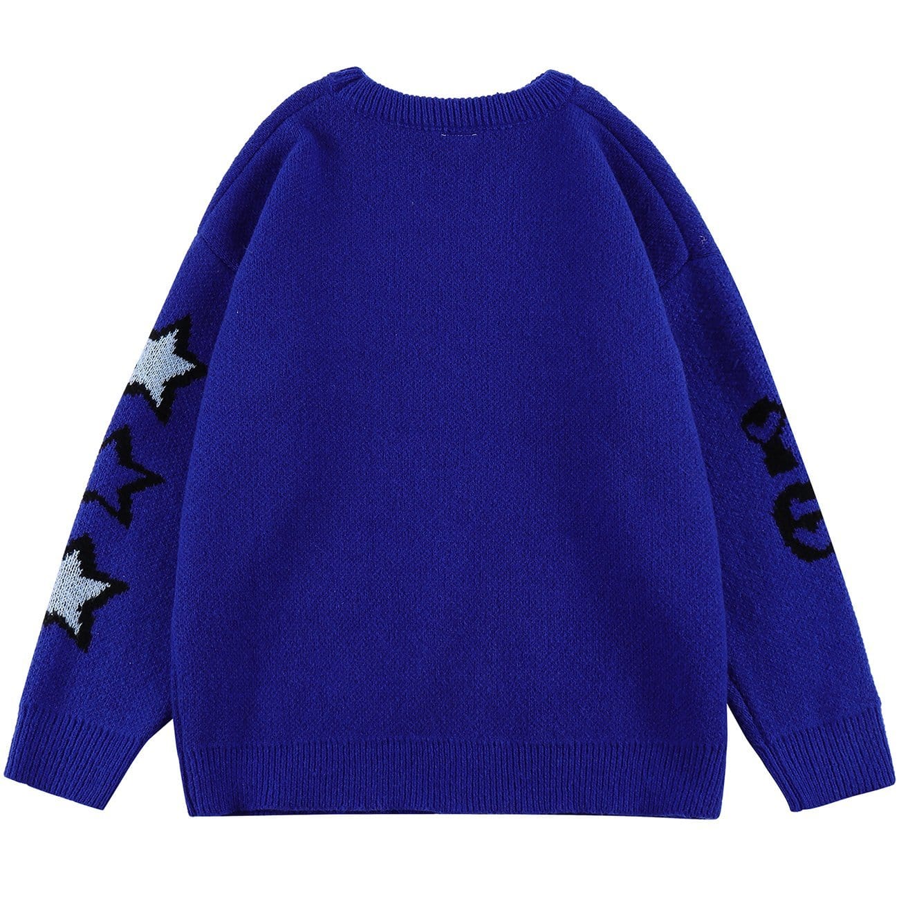 Star Ring Letters Knit Sweater - Kawaii Side