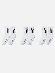 Striped Skateboard Socks 3PCS - Kawaii Side