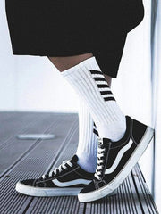 Striped Skateboard Socks 3PCS - Kawaii Side